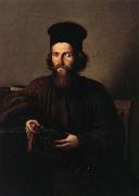 Nicolae Grigorescu Portrait of the Monk Isaia Piersiceanu Sweden oil painting artist